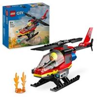 LEGO City Fire Rescue Helicopter Toy for 5 Plus Year Old Boys & Girls, Vehicle B