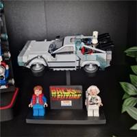 Display Stand for Lego Speed Champions Back to the Future Time Machine 77256