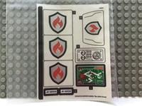 Lego City Fire STICKER SHEET ONLY for Lego set 60320 Fire Station