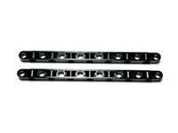 LEGO 2x Technic Liftarm Modified Perpendicular Holes Thick 1 x 15 71710 BLK NEW