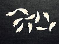 LEGO Barb Claw Horn Tooth Medium *PACK OF 10* White 87747 93788 NEW