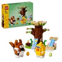 LEGO Spring Animal Playground Building Toy Set with Bird and Squirrel Figures