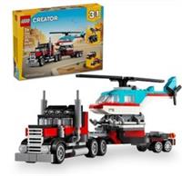 Lego Creator 3-in-1#31146Flatbed Truck with Helicopter, Plane & Cars New