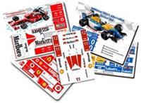 Sticker Bundle Deal for LEGO Icons F1 Cars, Senna, Mansell, Schumacher