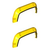 Lego Technic Bricks 2x Bright Yellow 7x15x2 Wheel Arch Panels 6316344 69525 NEW
