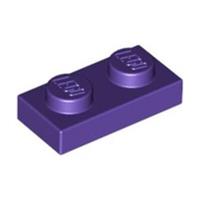 Lego Bricks Parts 10x Medium Lilac 1x2 Studded Plate Tile Thin 4655695 3023 NEW