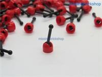 LEGO Lever Red Small Base with Black Lever 4592c0 Pick Pack Size NEW