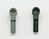 LEGO Technic Axle 2 w/ Reverser Handle Axle Connector 6553 DBG/BLK NEW