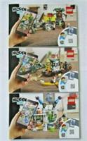 3 Lego HIDDEN SIDE - INSTRUCTION BOOKLETS from 70418, 70419, 70420 New