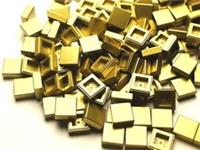 LEGO Tile 1 x 1 with Groove Metallic Gold 3070b 30039, 35403, 39727 New