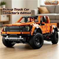 1379Pcs Technical Ford Raptor F150 Pickup Truck Sports Car Building Blocks Kid