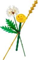 LEGO Botanicals Field Flowers, 77 Pieces, Ages 9+, Paper Bag Building Set 30701