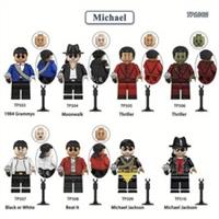 8X Michael Jackson King of Pop KOP Lego Minifigure Set Toy Mini Figure Kids Gift