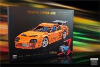 A80 Supra 2JZ 1:8 4508PCS JDM Classic - Orange Movie Car - 90s Icon - UK Stock