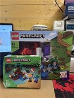 Lego Minecraft Sets Bundle - The Swamp Adventure & The Ruined Portal