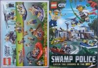 LEGO CITY SWAMP POLICE STICKER SHEET & 6-PAGE BOOKLET BRAND NEW!