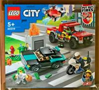 Lego 60319 City Fire Rescue & police chase Age 5 + 295 pcs ~NEW Lego sealed~