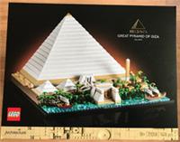 Lego 21058 Architecture Great Pyramid Of Gzai 1476 pcs 18 + NEW Lego Sealed~