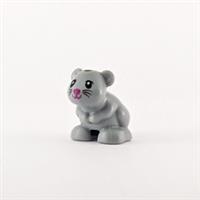 Lego Little Hamster with eyelashes and pink nose Lego Friends