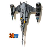 Wall Mount Bracket for LEGO Star Wars The Mandalorian's N1 Starfighter (75325)