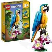 LEGO Creator 3 in 1 Exotic Parrot to Frog to Fish Animal Figures Building Toy