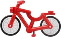 Red Lego Bicycle/ Bike - Minifigure scale - Brand New Lego Pieces
