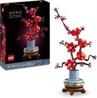 Icons Plum Blossom Flower Building Set, Faux Plant Model Kit for Adults to Build