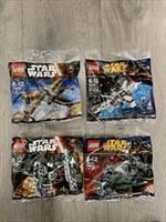 4 x Sets Lego Star Wars 30247 30244 30278 30276