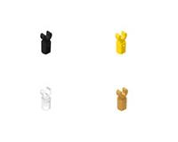 4x 11090 Bar Holder with Clip Compatible With Lego