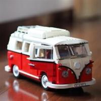Technical 1334PCS T1 Camper Car Building Blocks Classic Model 10220 Vehicle Gift