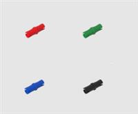 5x LEGO 4459 Technical Pin with Long Friction Ridges Compatible With Lego