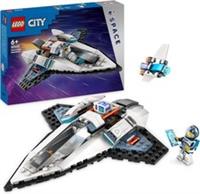 LEGO City Interstellar Spaceship Toy Set, Outer Space Building Toys for 6...