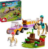 LEGO Friends Horse and Pony Trailer Set for Age 4+, Animal Toys Girls -...