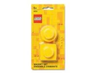 LEGO 5006175 MAGNET SET YELLOW - 1 x 1 SQUARE & ROUND BRICK BRAND NEW & SEALED