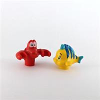 Lego Flounder the Fish Minifigure - Disney - The Little Mermaid