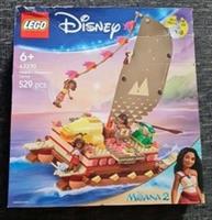 LEGO Disney Princess: Moana's Adventure Canoe (43270) 529 Pcs Moana 2 NEW
