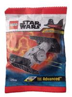 LEGO STAR WARS 912311 TIE ADVANCED MODEL SHIP LIMITED EDITION PAPER BAG SET NEW!