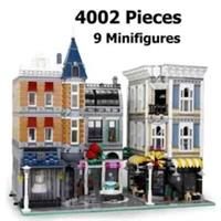 Assembly Square Building Blocks Set 4002pcs Compatible 10255 MOC Bricks Gift Toy