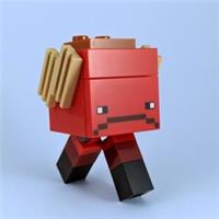 LEGO Minecraft Strider Minifigure - Brand New - 31 Pieces - Assembled