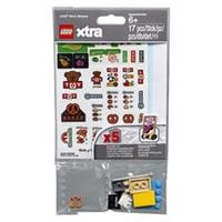 Lego Xtra - Brick Stickers - 5 sticker sheets and Parts