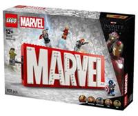 LEGO 76313 ~ MARVEL LOGO & MINIFIGURES ~ BRAND NEW & SEALED