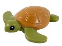 Lego Adorable Sea Turtle Baby Minifigure (Olive Green)