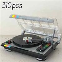 New Technical 1970 retro record Bricks player puzzle building blocks Set Gift