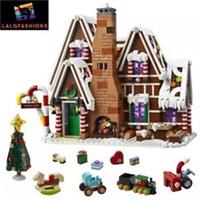 MOC 10267 Christmas Gingerbread House Building Blocks 1477pcs - With Box