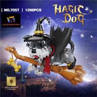 Dog Doctor Building Bricks Set 1298pcs w/ Lights Fun Animal Model Toy Gifts