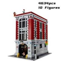 MOC 75827 Firehouse Headquarters 9 Figures Building Blocks Ghostbusters: 4634pcs