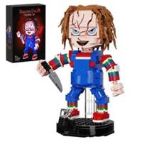 Chucky MOC Building Block Set Horror Character Model with LED Lights & Boxed