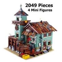Old Fishing Store MOC Building Blocks Set 2049pcs Compatible Bricks Gift Toy