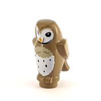 Lego Majestic Brown Owl Minifigure with White Spotted Chest