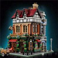 *NEW* UNBRANDED MOC 10350 Tudor Corner Building Blocks Icons With 8 Figures